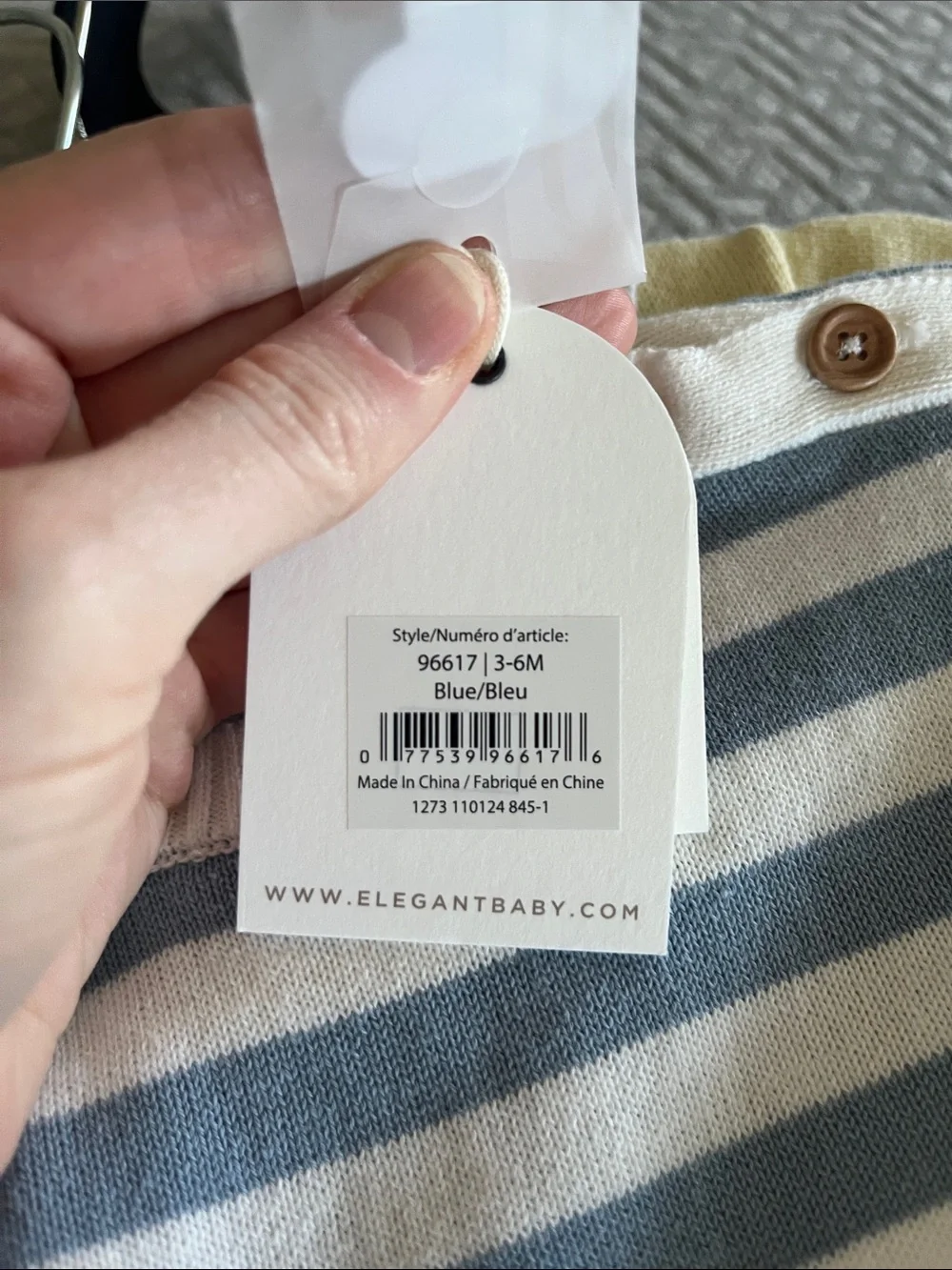 Elegant Baby Blue Stripe Nautical Kids Matching Set Knit Adventure Cargo Sz. 3-6